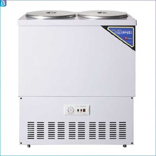 유니크대성 스텐 육수 냉장고(직냉식) 6말쌍통2라인 아날로그 UDS-322RAR