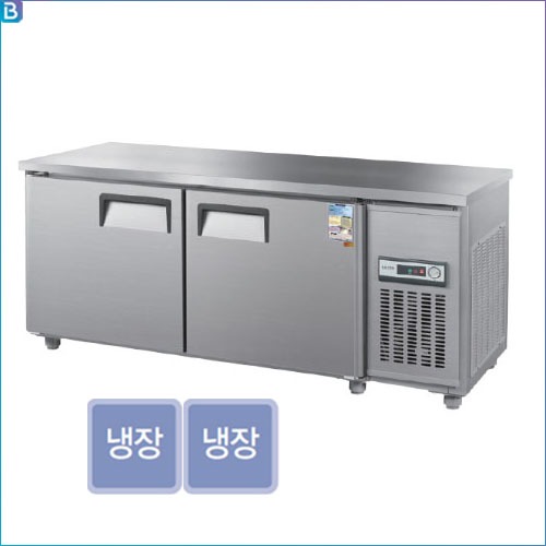 우성 올메탈 테이블 냉장고 6자 직냉식 WS-180RT