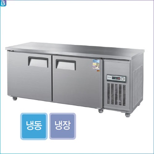 우성 올메탈 테이블 냉동냉장고 6자 직냉식 WS-180RFT