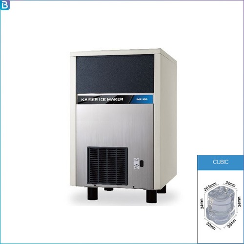 카이저 제빙기 IMK-55W /수냉식/생산량60kg/일반 셀타입(큰얼음)